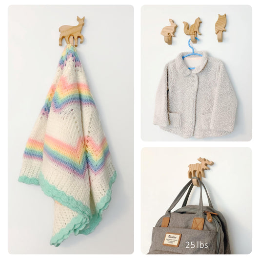 Woodland Animal Wall Hooks