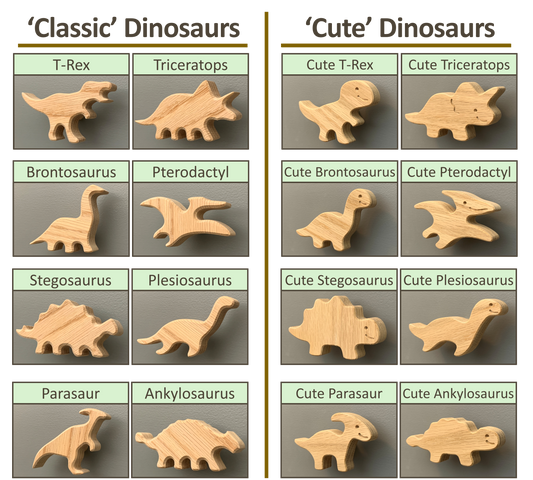 Dinosaur Dresser Knobs