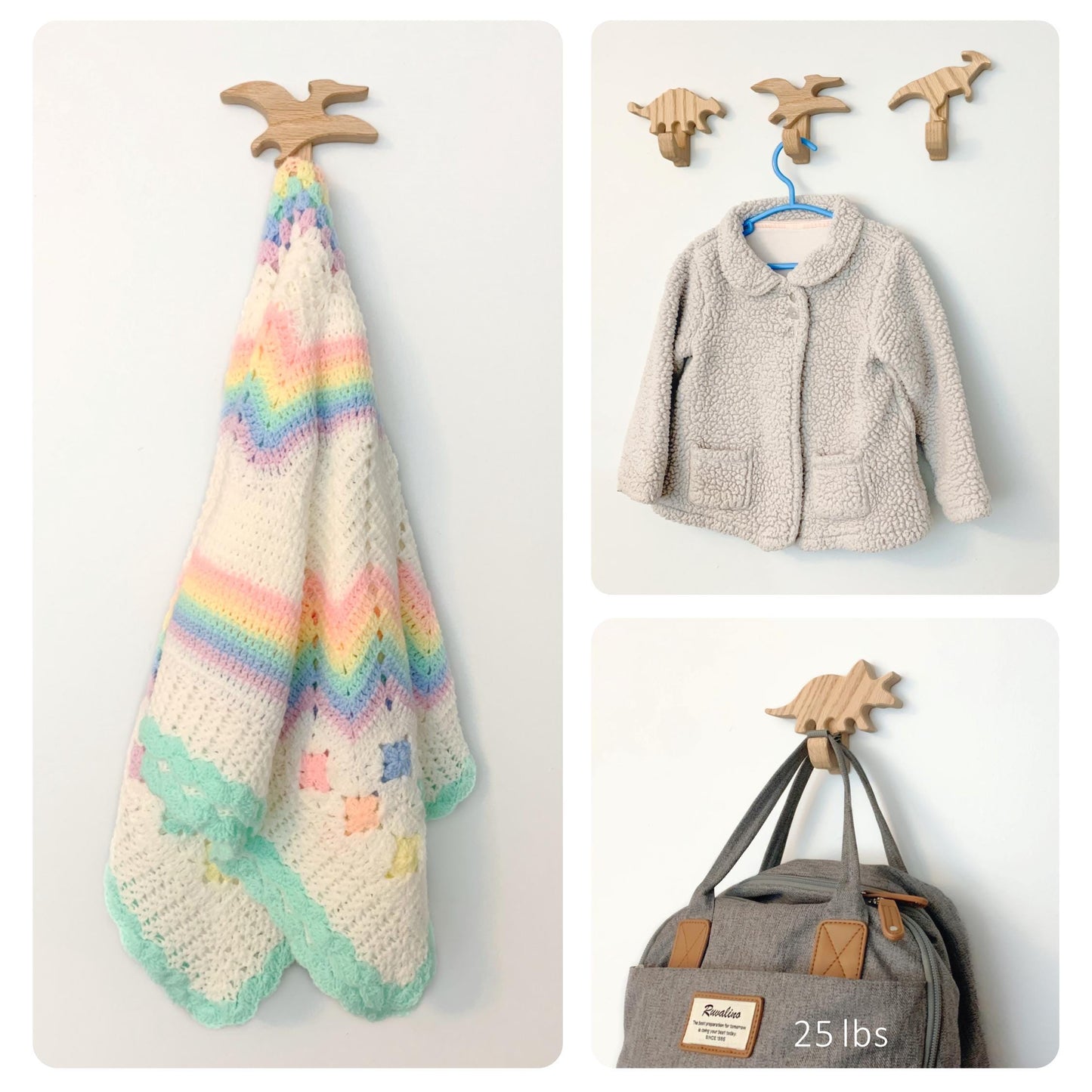 Dinosaur Wall Hooks