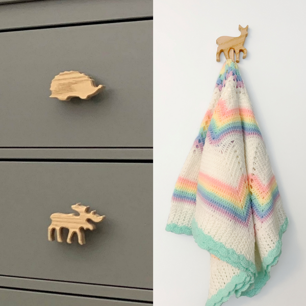 Woodland collection nursery hardware