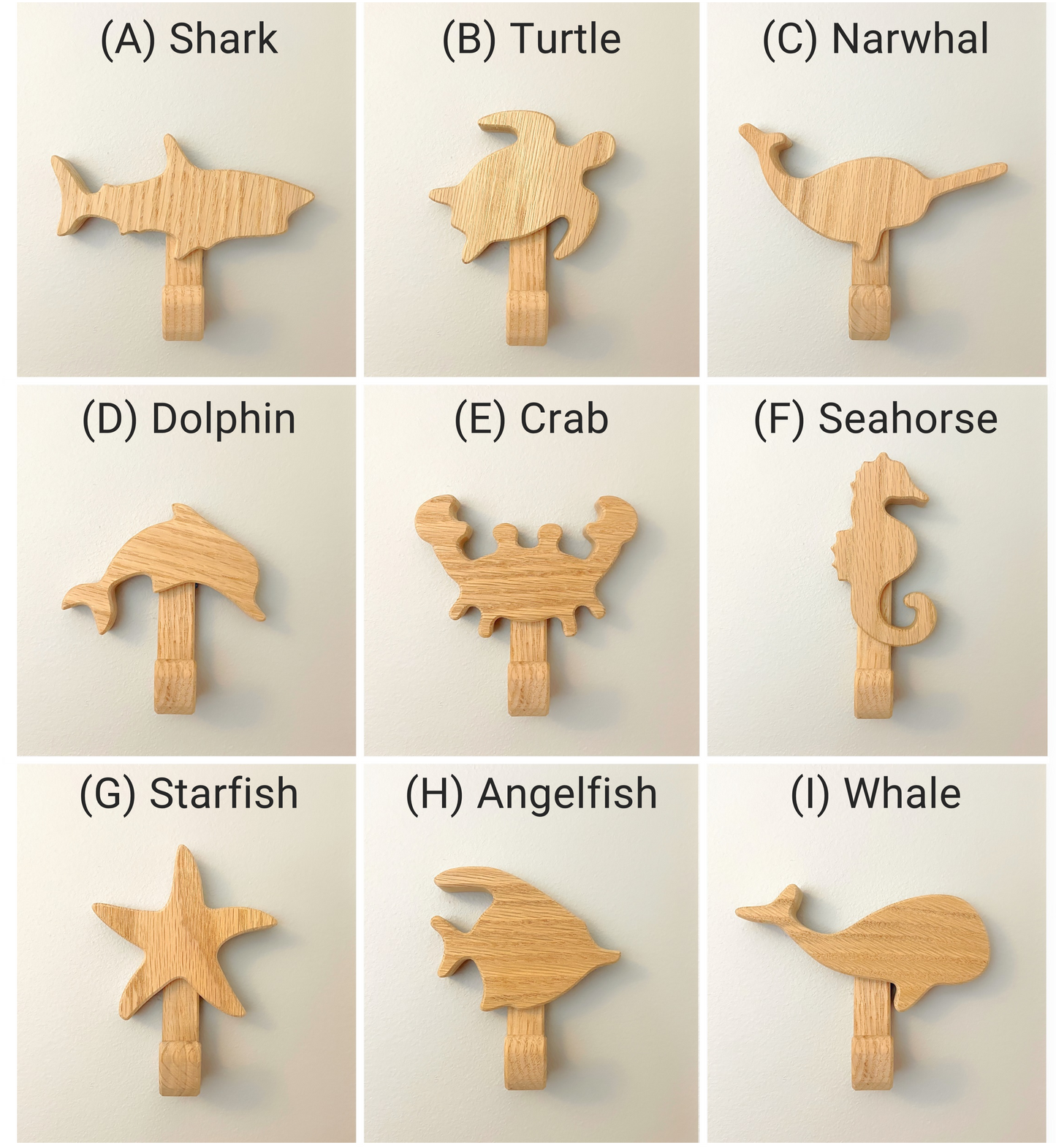 Sea Animal Wall Hooks