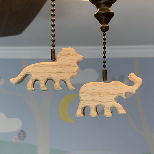 Safari Animal Ceiling Fan Pulls