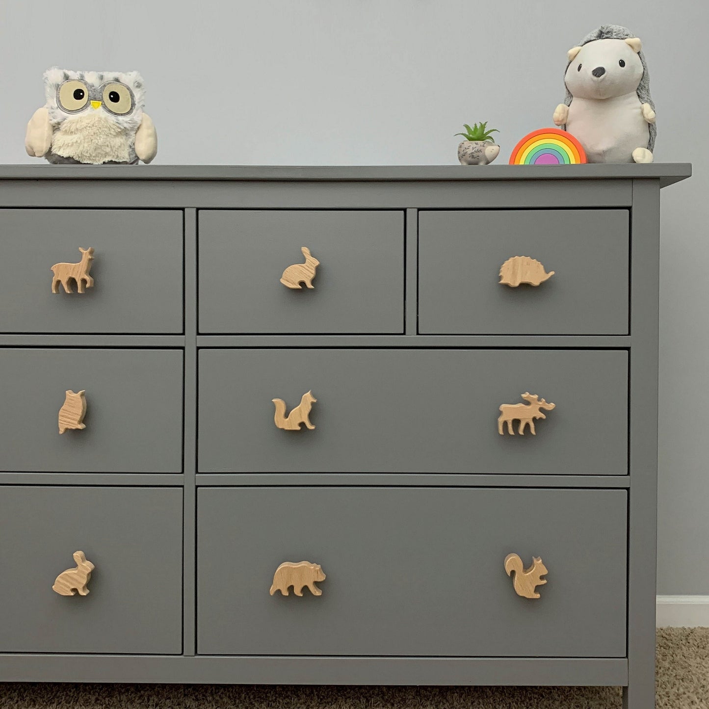 Woodland Animal Dresser Knobs