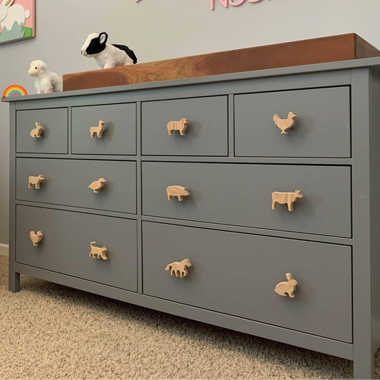 Farm Animal Dresser Knobs